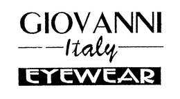GIOVANNI ITALY EYEWEAR trademark