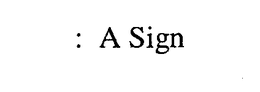 : A SIGN trademark