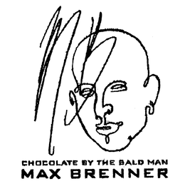 CHOCOLATE BY THE BALD MAN MAX BRENNER trademark