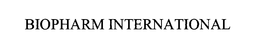 BIOPHARM INTERNATIONAL trademark