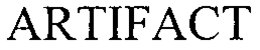 ARTIFACT trademark