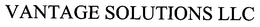 VANTAGE SOLUTIONS LLC trademark