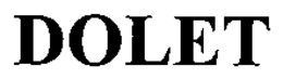 DOLET trademark