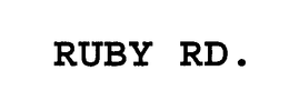 RUBY RD. trademark
