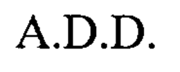 A.D.D. trademark