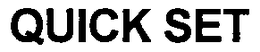 QUICK SET trademark