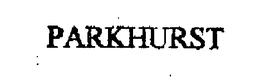 PARKHURST trademark
