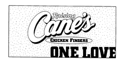 RAISING CANE'S CHICKEN FINGERS ONE LOVE trademark