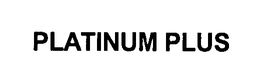 PLATINUM PLUS trademark
