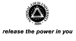 NATIONAL-LOUIS UNIVERSITY 1886 SAPIENTIA DIGNITAS TEMPERANTIA RELEASE THE POWER IN YOU trademark