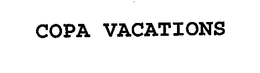 COPA VACATIONS trademark