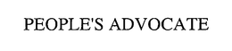 PEOPLE'S ADVOCATE trademark