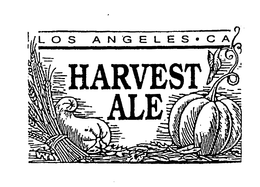 LOS ANGELES CA HARVEST ALE trademark