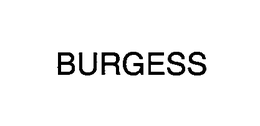 BURGESS trademark
