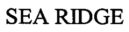 SEA RIDGE trademark