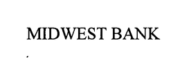 MIDWEST BANK trademark