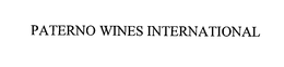PATERNO WINES INTERNATIONAL trademark