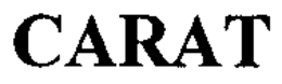 CARAT trademark