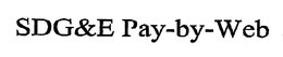 SDG&E PAY-BY-WEB trademark