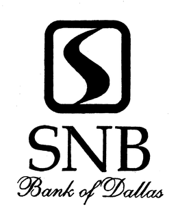 S SNB BANK OF DALLAS trademark