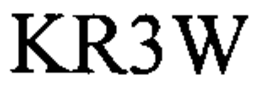 KR3W trademark