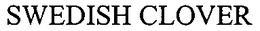 SWEDISH CLOVER trademark
