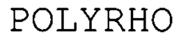 POLYRHO trademark