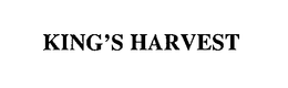 KING'S HARVEST trademark