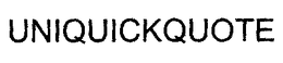 UNIQUICKQUOTE trademark