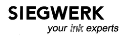 SIEGWERK YOUR INK EXPERTS trademark