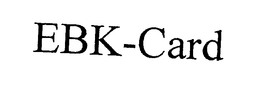 EBK-CARD trademark