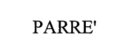 PARRE' trademark