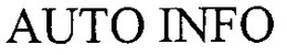 AUTO INFO trademark