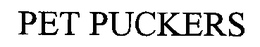 PET PUCKERS trademark