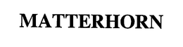 MATTERHORN trademark