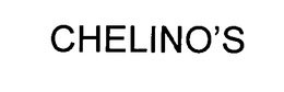 CHELINO'S trademark