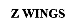 Z WINGS trademark