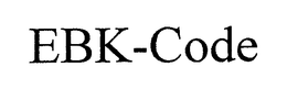 EBK-CODE trademark