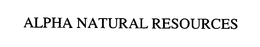 ALPHA NATURAL RESOURCES trademark