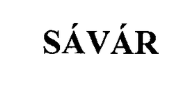 SÁVÁR trademark