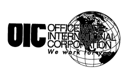 OIC OFFICEMATE INTERNATIONAL CORPORATION WE WORK FOR YOU trademark