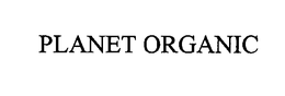 PLANET ORGANIC trademark