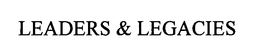 LEADERS & LEGACIES trademark