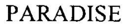 PARADISE trademark