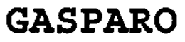 GASPARO trademark