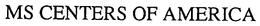 MS CENTERS OF AMERICA trademark