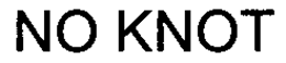 NO KNOT trademark