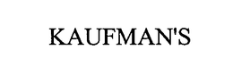 KAUFMAN'S trademark