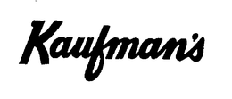 KAUFMAN'S trademark