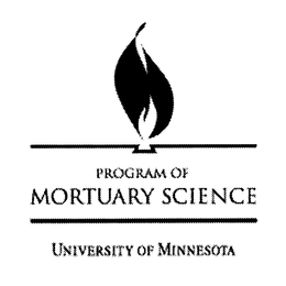 PROGRAM OF MORTUARY SCIENCE UNIVERSITY OF MINNESOTA trademark